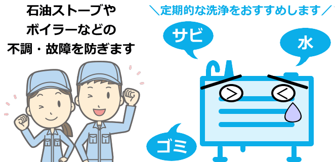 ホームタンク 灯油 洗浄のご案内 株式会社吉田石油 八戸市